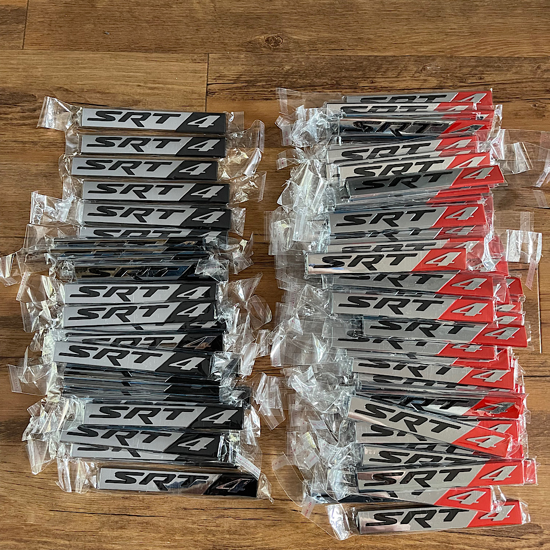 MOPAR SRT-4 NAMEPLATE – SRT-4 GEAR